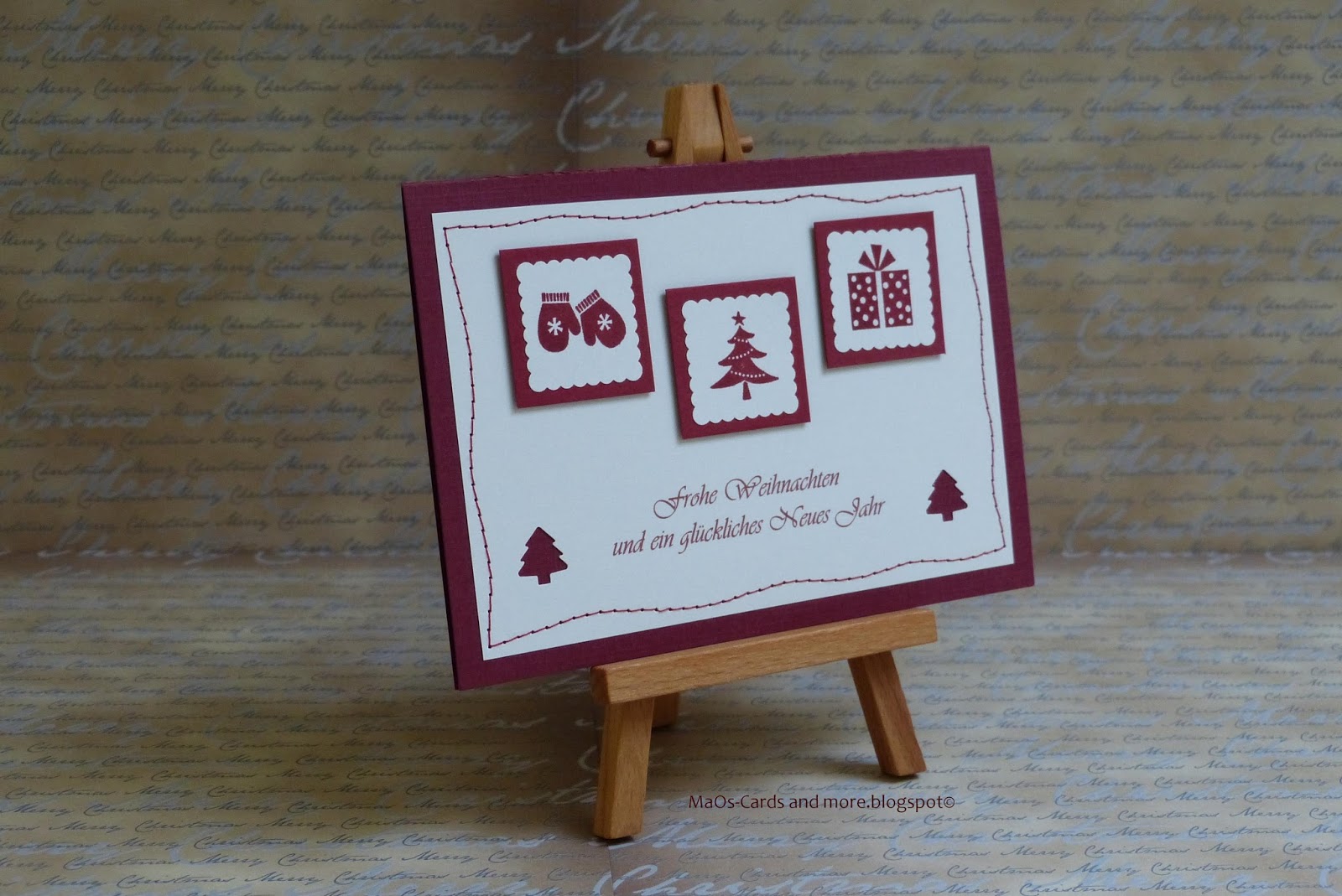 MaOs-Cards and more: Weihnachtskarten 12.