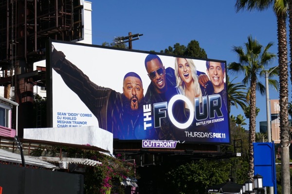 The Four: Battle for Stardom billboard Sunset Strip Four Battle for Stardom billboard