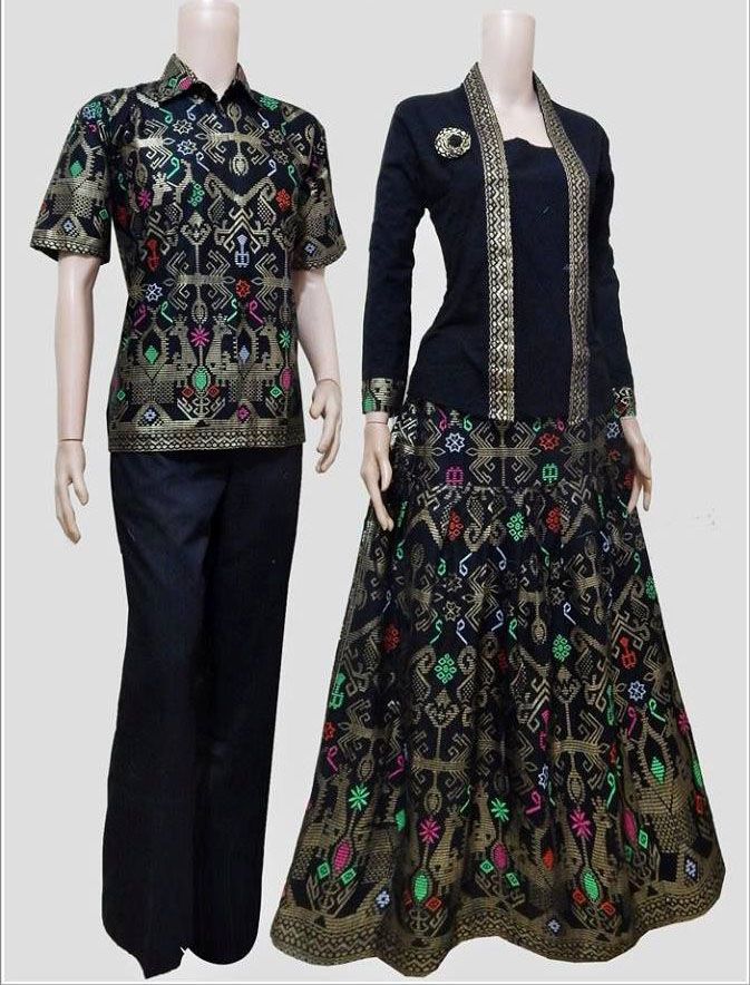 Model Baju Batik Muslim Couple Modern Terbaru Model Baju Batik Muslim Couple Modern Terbaru