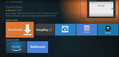 Type and search Downloader app Type and search Downloader app