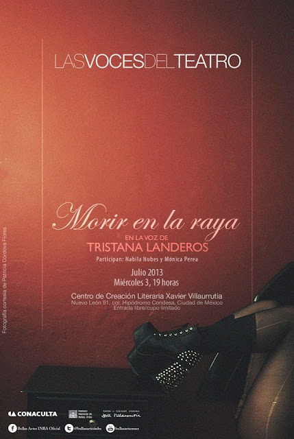 El ciclo "Las voces del teatro" presenta la obra "Morir en la Raya" de Tristana Landeros