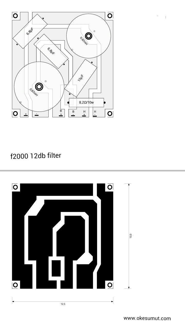 gambar skema crossover pasif HAZA MUSIK