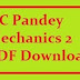 D.C.Pandey Physics Mechanics part 2 free PDF download.