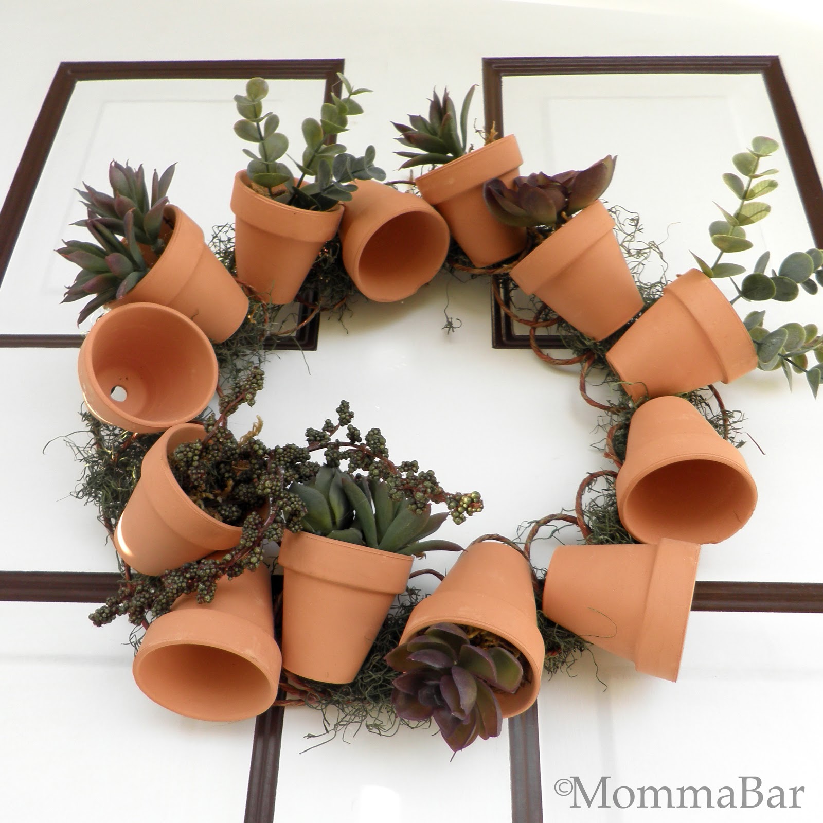 Tried and Twisted DIY Flower Pot Wreath