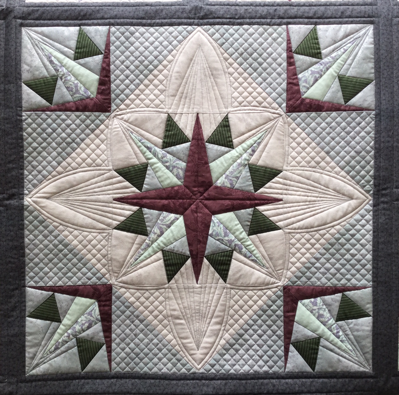 Fabadashery Longarm Quilting Custom Quilted Sampler Quilt made by