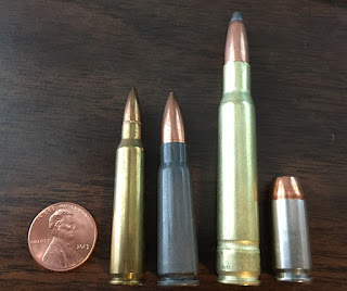 .223/ 556,7.62x39, 30/06, and 9mm Picture Chart