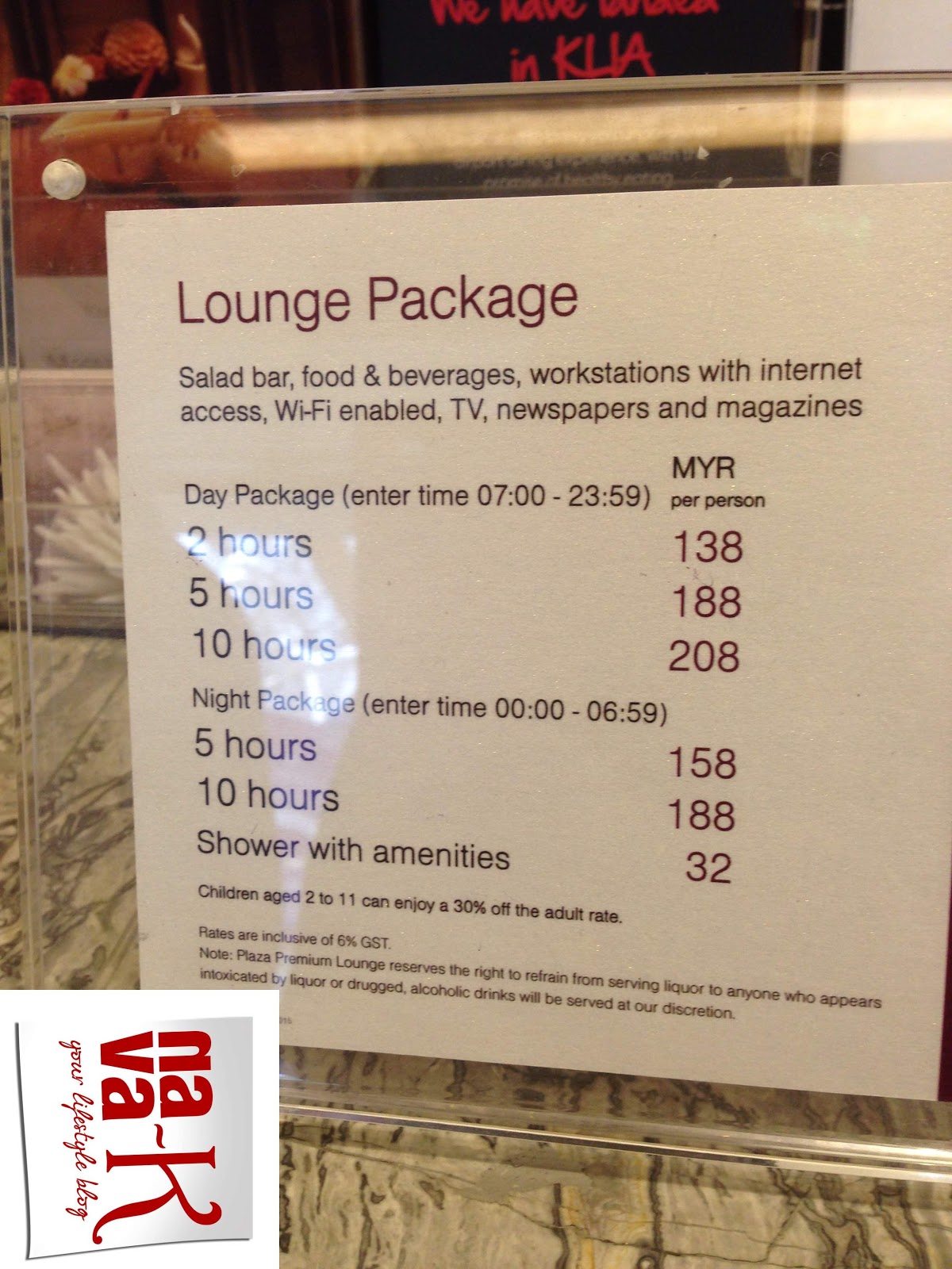 Kuala Lumpur Airport Shower Facilities