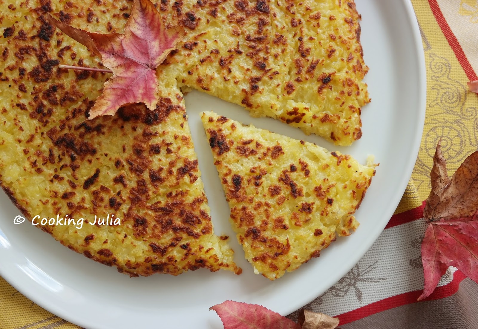 COOKING JULIA : GALETTE DE POMMES DE TERRE