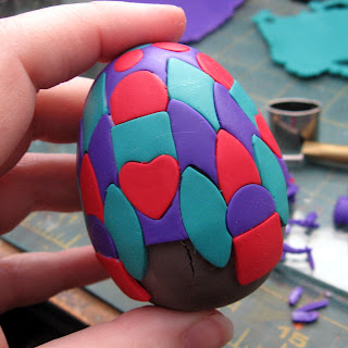 Kael Mijoy: Polymer Clay Tutorial: Applique Easter Egg