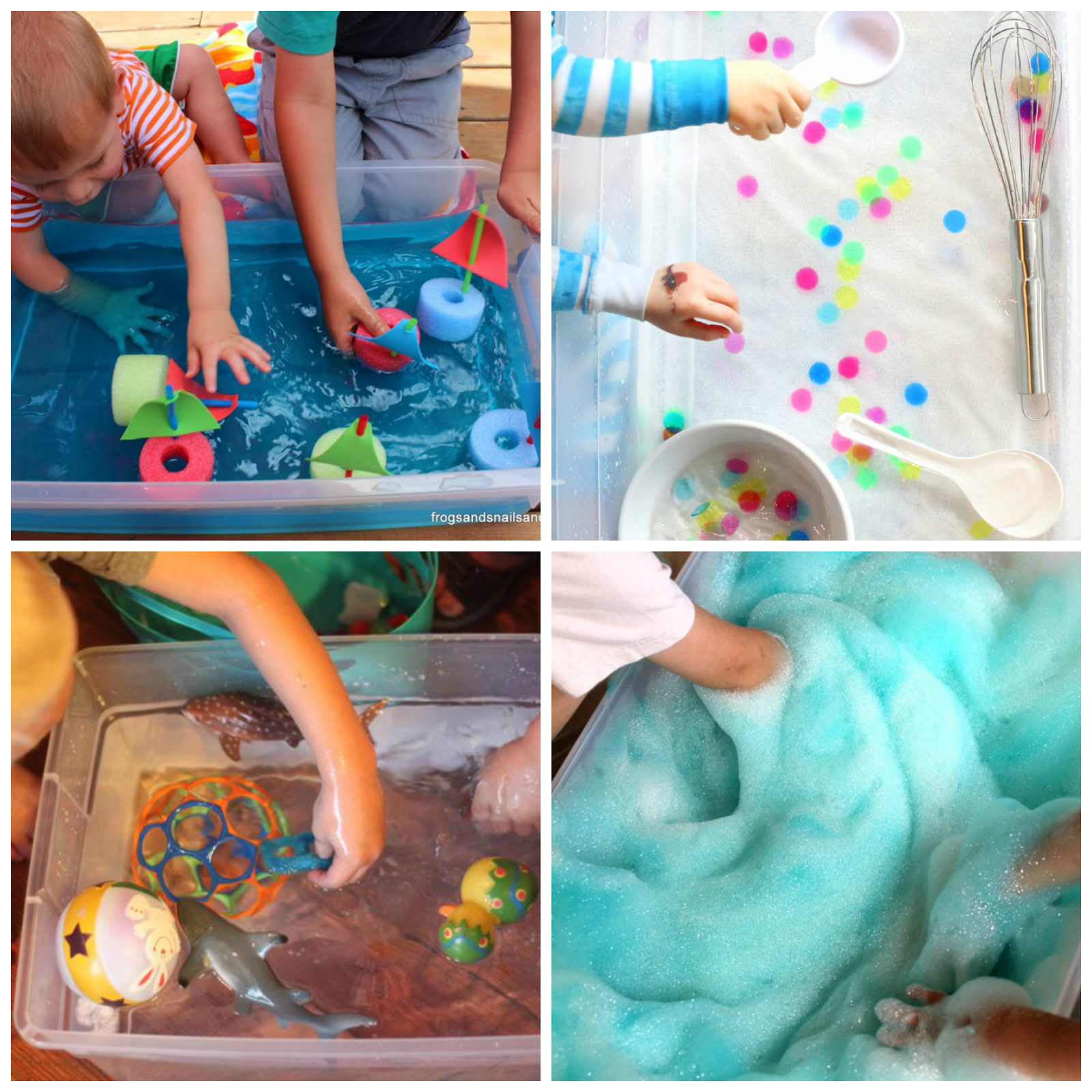 Toddler Roved 20 Outdoor Water Activities For Toddlers Bottle Cap Water Play From Funtastic Fun And Learning