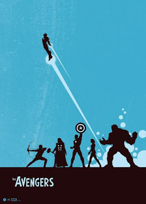New York Comic Con 2018 Exclusive The Avengers Movie Screen Print by Matt Ferguson x Grey Matter Art x Marvel