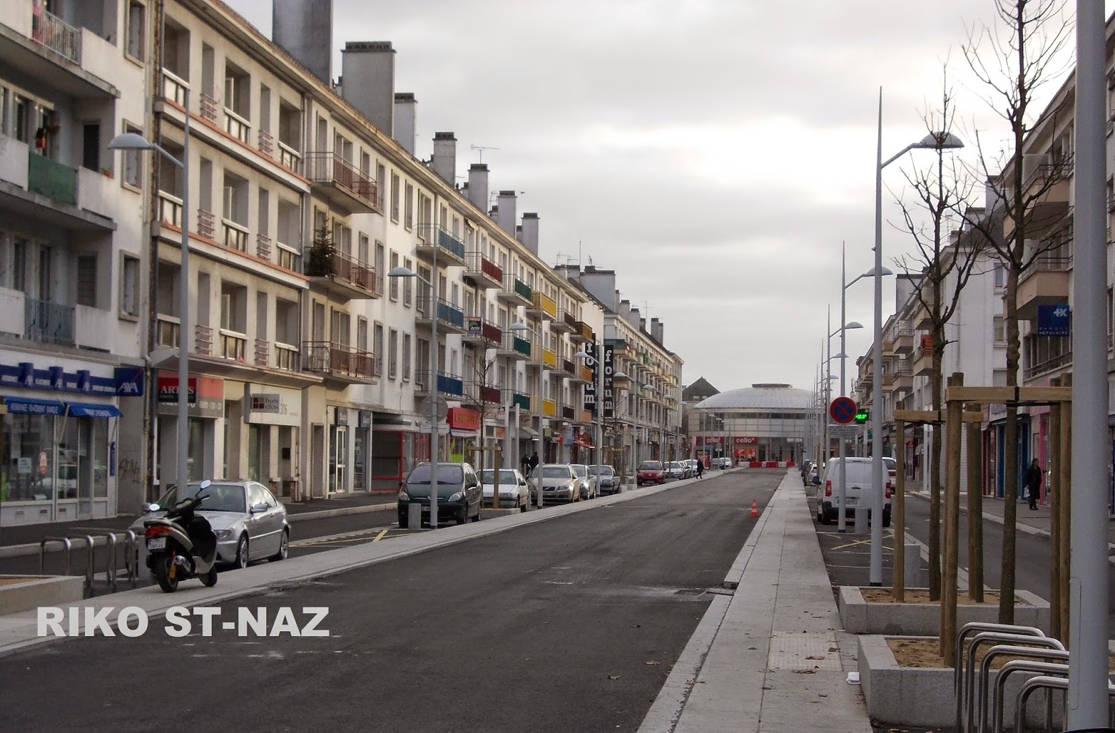 SAINT-NAZAIRE évolution d'une ville: ST.NAZAIRE la nouvelle avenue de ...