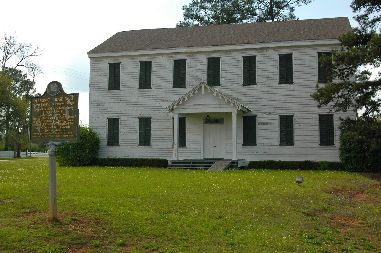 Dispatches from the LPOP One of Alabama's oldest Masonic lodges is in