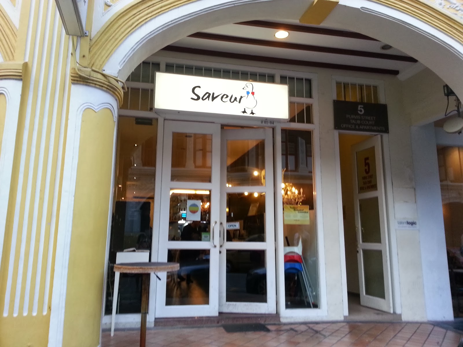 To See To Feel To Eat Saveur, Purvis Street