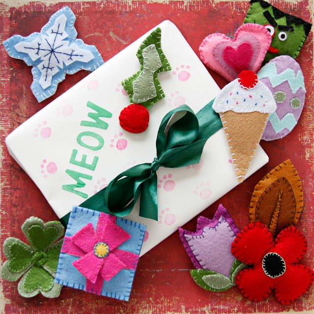 Creativity Unmasked Tiger's Year of DIY Easy Sew Felt Catnip Toys