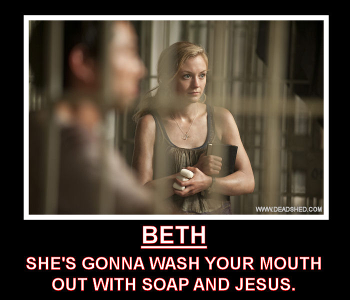 Walking_Dead_Season_3_Beth_Prison_Soap_Jesus_Meme_LOL_DeadShed