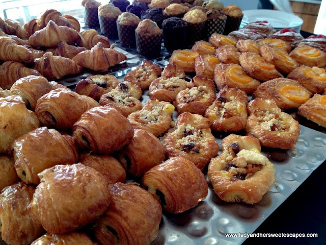 different kinds of pastries in Sky on 57