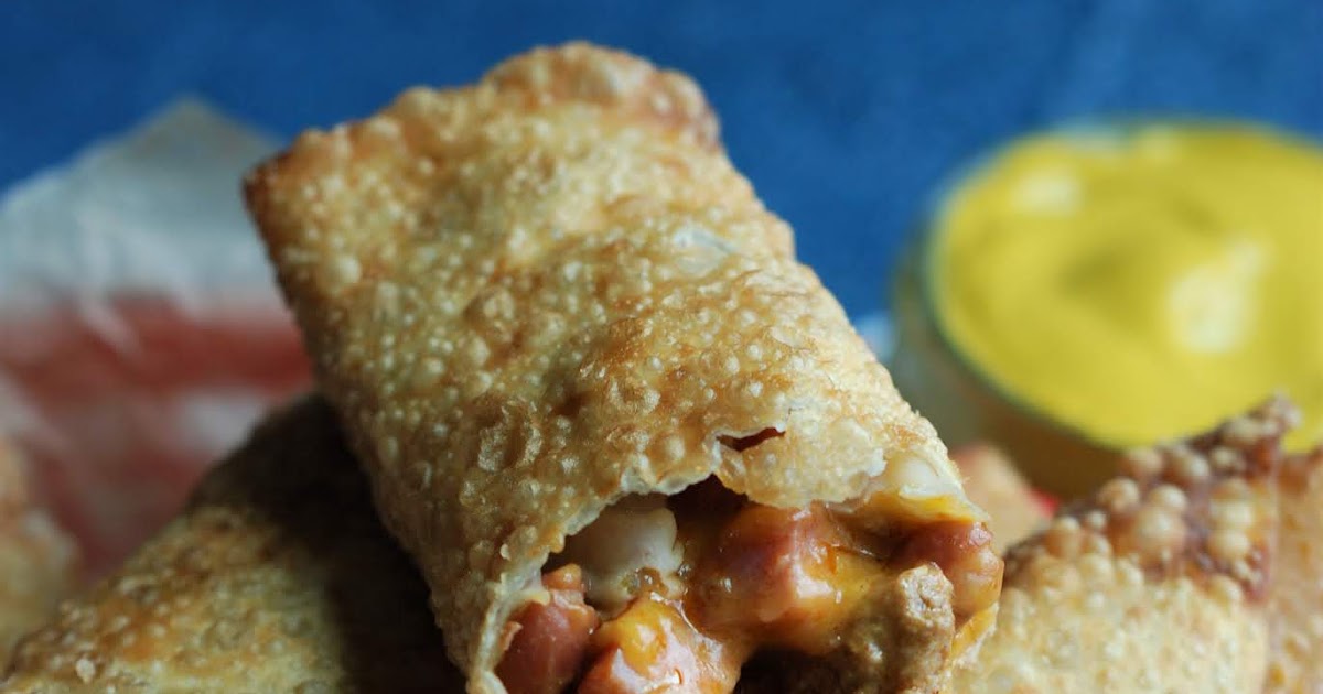 Fleur DeLectable Chili Cheese Dog Egg Rolls