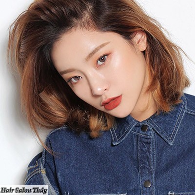 Tóc lob layer kieu toc ngan danh cho toc mong