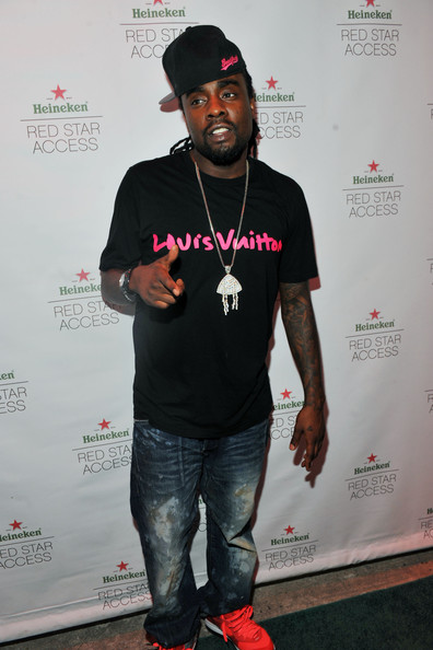 PoshTheSocialite: Hot Look! Wale in Louis Vuitton x Stephen Sprouse T-Shirt and Nike Lebron 8 V2 ...