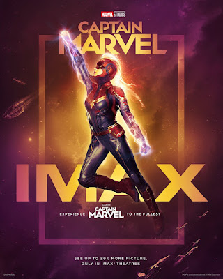 Captain Marvel IMAX poster