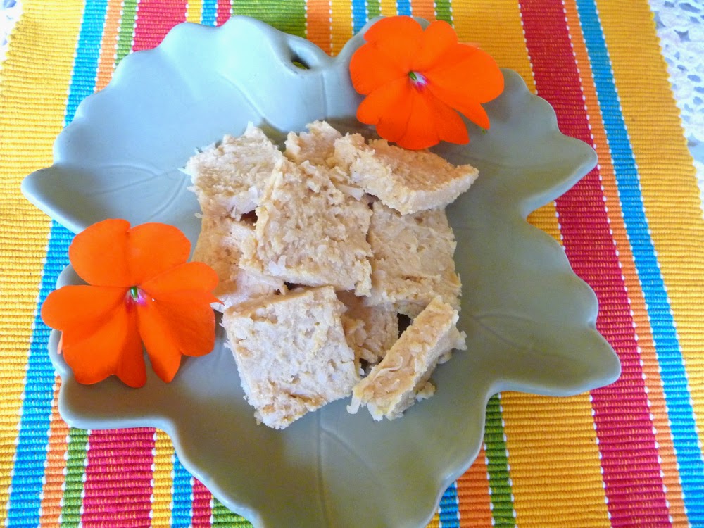 CREAMY PEANUT BUTTER COCONUT TREAT