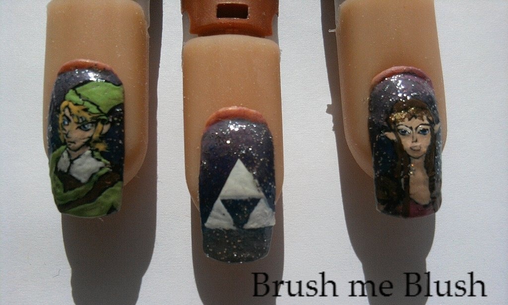 Legend Of Zelda Nail Art