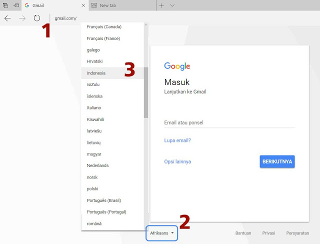 Cara Merubah Bahasa Gmail Menjadi Bahasa Indonesia ganti-rubah-bahasa-gmail