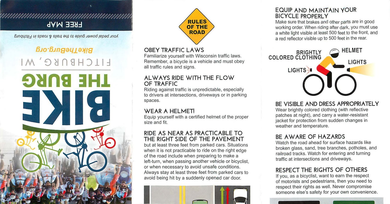 MADISON BIKE BLOG Fitchburg, Wisconsin Bike Map 2016Click to Enlarge