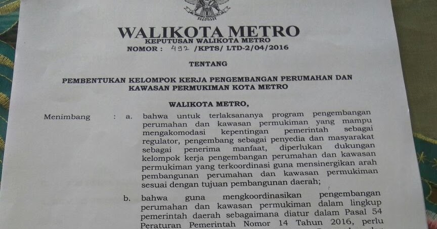 SK POKJA PKP ~ PROGRAM KOTA TANPA KUMUH (KOTAKU)