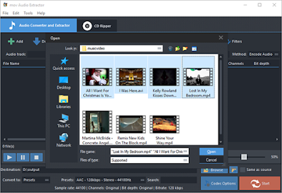برنامج mov audio extractor لفصل الصوت عن الفيديو اخر اصدار 2016 برنامج mov audio extractor لفصل الصوت عن الفيديو اخر اصدار 2016