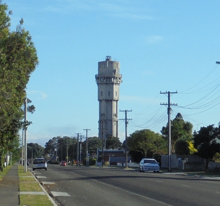 Timespanner The leaning (water) tower of Hawera