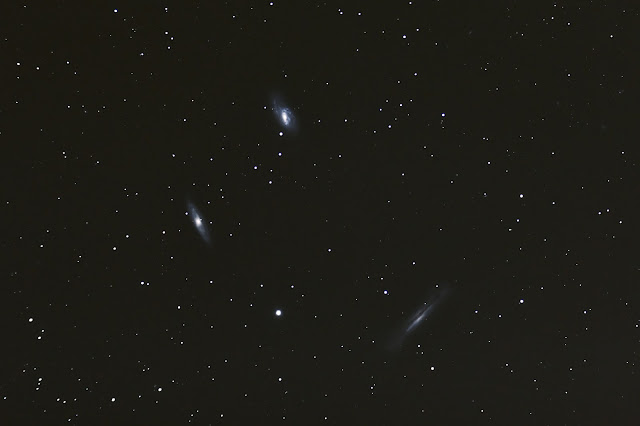 The Leo Triplet taken with Explore Scientific ED80 Apochromatic Refractor and Canon XSi