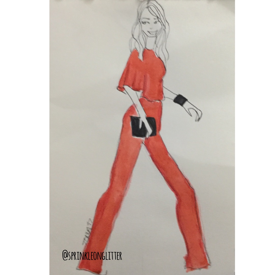 monochromatic jumpsuit