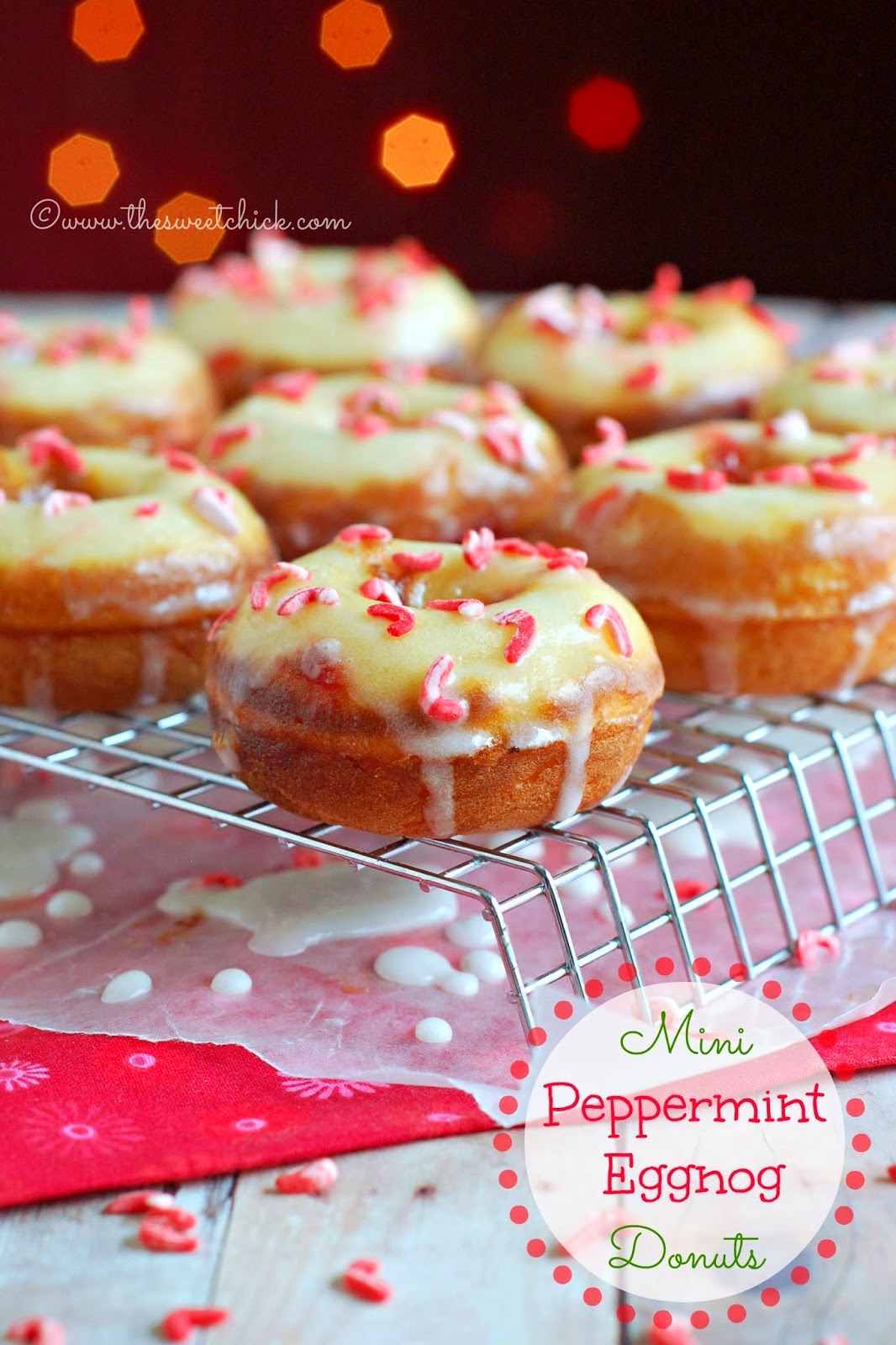 http://www.thesweetchick.com/2013/12/mini-peppermint-eggnog-donuts.html