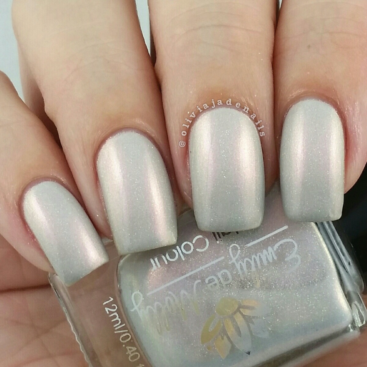 Emily de Molly Circlet Of Ice swatched by Olivia Jade Nails