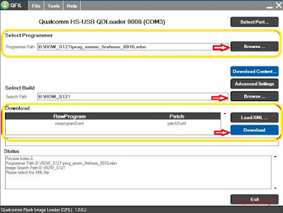 flash lenovo s60 - using qfil