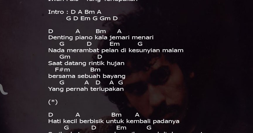 Lirik Yang Terlupakan Iwan Fals (Chord) Lirikaz 09 Lirik Yang Terlupakan Iwan Fals (Chord) Lirikaz 09