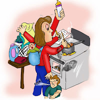 busy mom mom doing it all - busy!