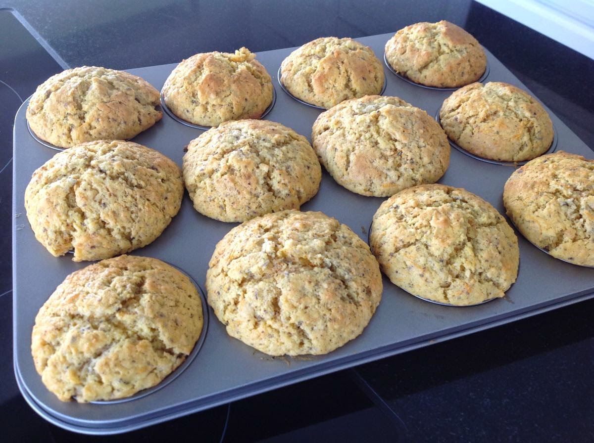 Was koche ich heute? Karottenmuffins locker & saftig
