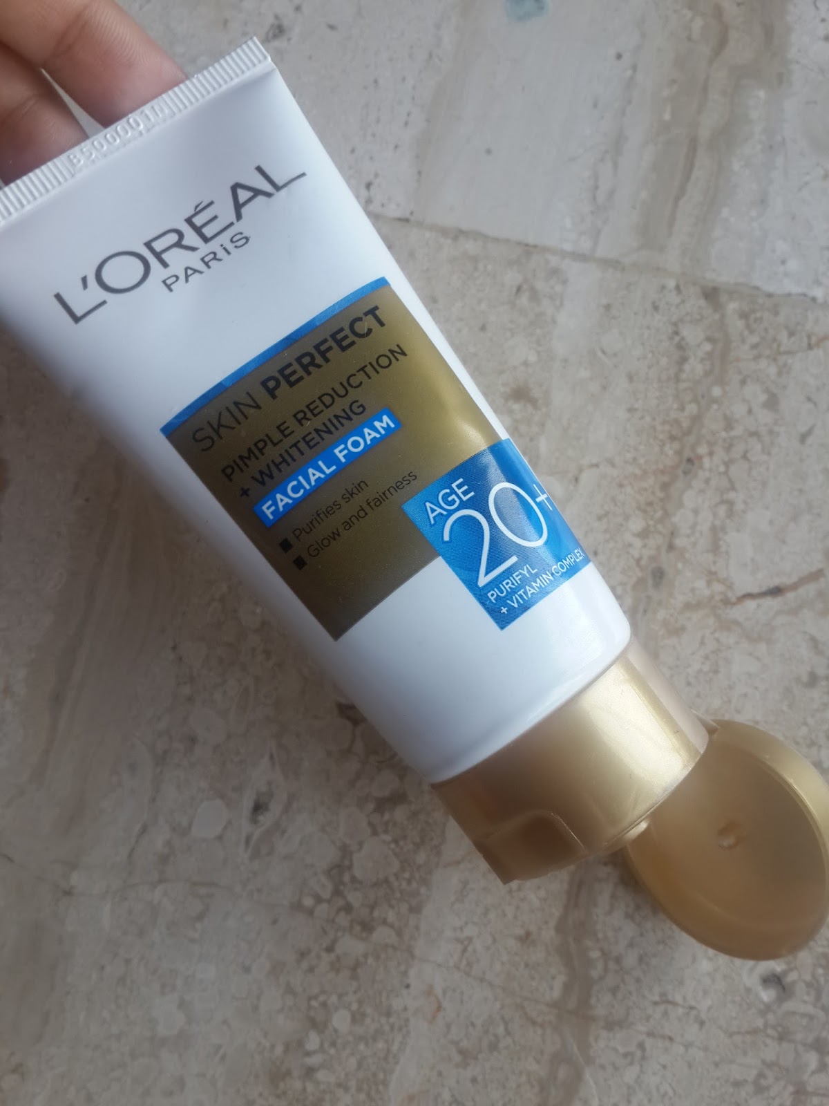 loreal 20 plus face wash