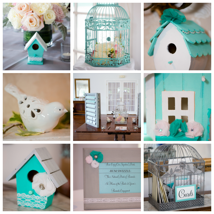 Wedding Wednesday- Craft ideas for the teal and grey shabby chic wedding