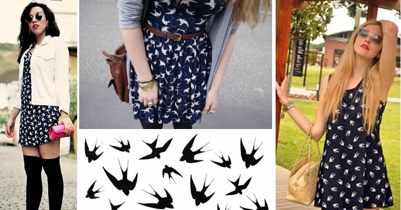 qual marca de roupa tem um passaro