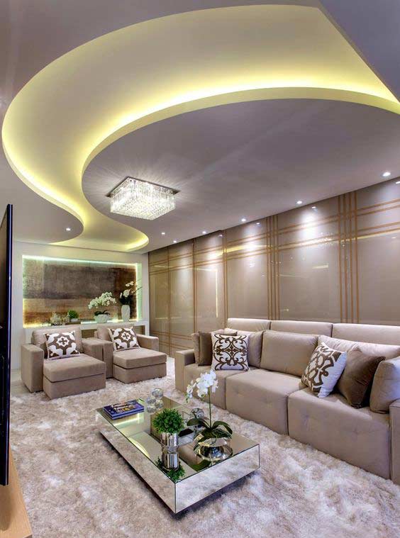 step by step to make false ceiling design with lighting 2019