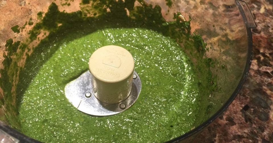 Paleo Rebel Kale & Spinach NutFree Pesto