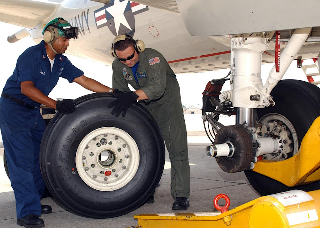 Aircraft landing gear tyres