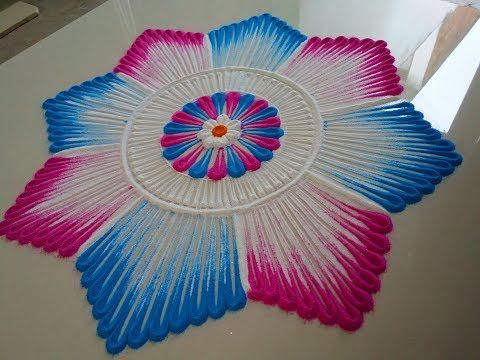 simple and easy rangoli designs with dots for home
