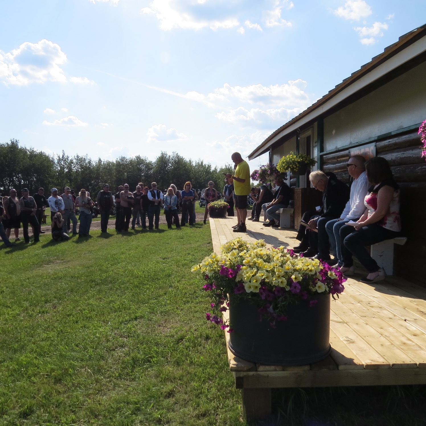 The Grand Opening of Wayside Memorial Park in Two Hills Alberta Belt