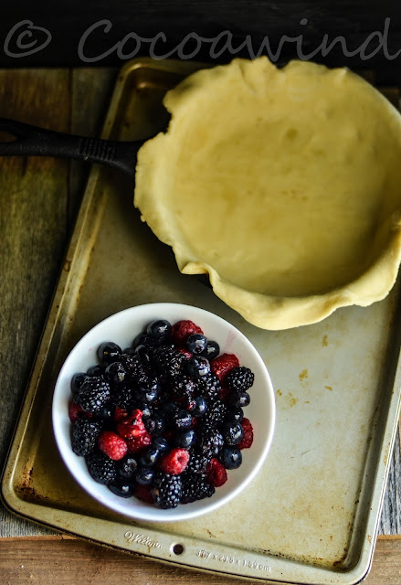 Mixed Berry Galette in my 8 inch Cast Iron Skillet - Cocoawindblog