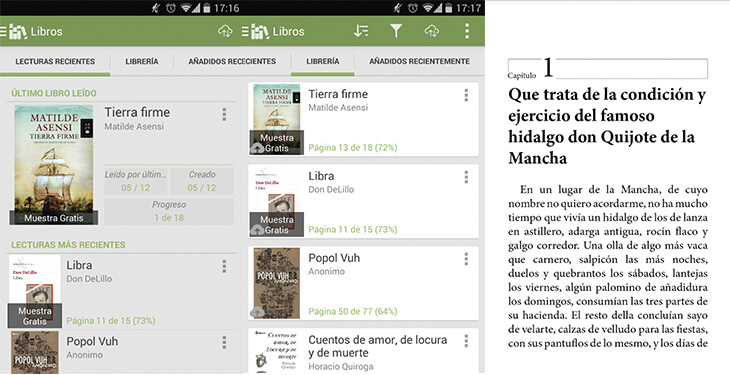 15 mejores aplicaciones de lector de libros electrónicos para Android! (Actualizado 2019) Aldiko Book Reader